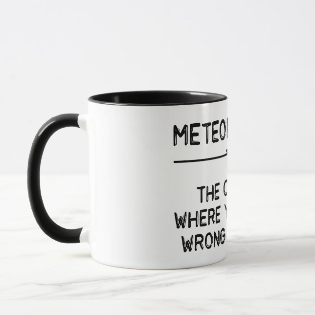 Caneca Meteorologista Job (Esquerda)
