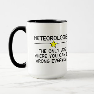 Caneca Meteorologista Job Mug