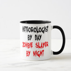 Caneca Meteorologista Zombie Slayer Piada