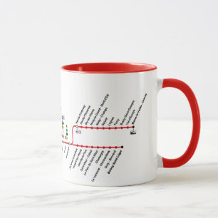 Caneca Metro parc Paris Ringer Mug
