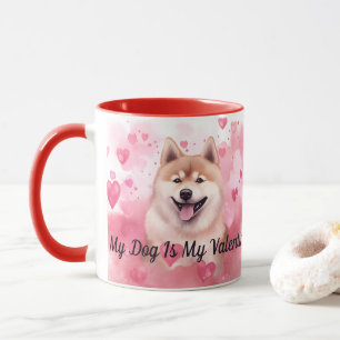 Caneca Meu Cachorro Akita É Meu Nome Personalizado Do Nam
