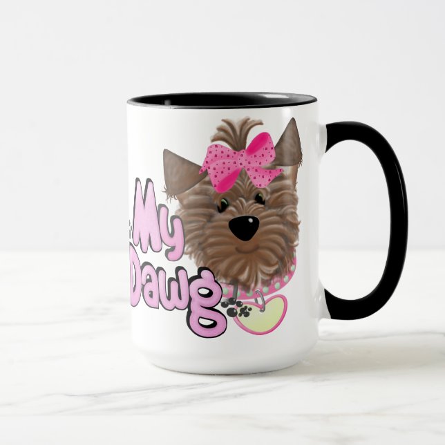 Caneca Meu cachorro Dawg Gift Mug (Direita)