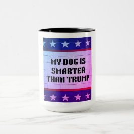 Caneca Meu Cachorro É Mais Inteligente Que Trump