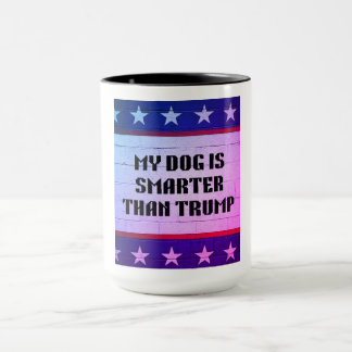 Caneca Meu Cachorro É Mais Inteligente Que Trump