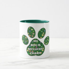 Caneca Meu cachorro é meu charme sortudo