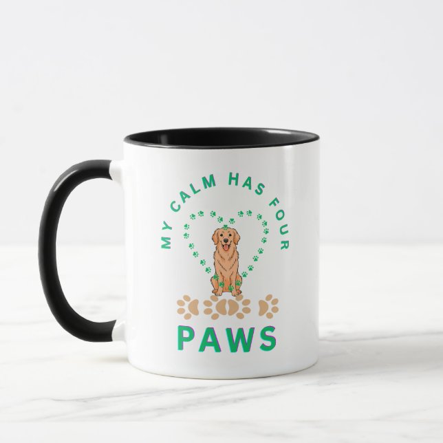 Caneca Meu Calmo tem quatro patas (Esquerda)