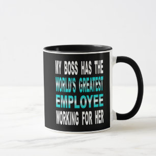 Caneca Meu chefe tem o grande empregado do mundo