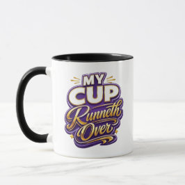Caneca Meu Copo Transbordando - Cristão
