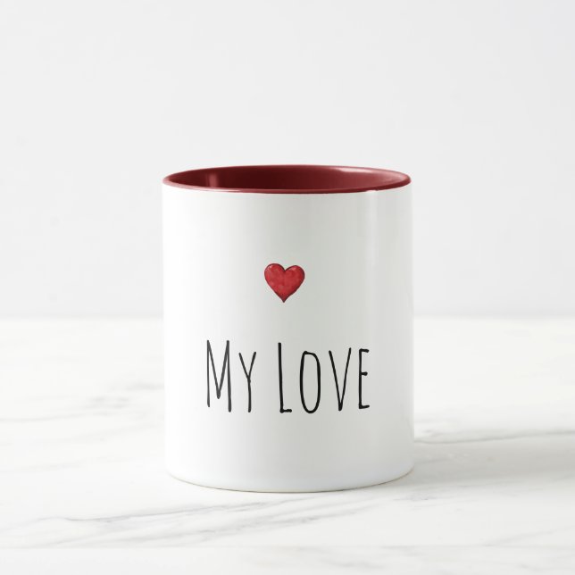 Caneca Meu Coração de Amor (Centro)
