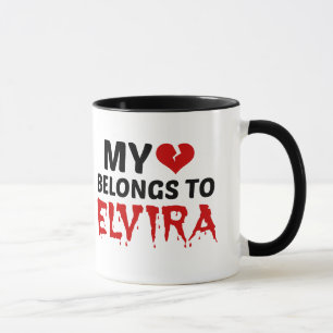 Caneca Meu coração pertence a Elvira