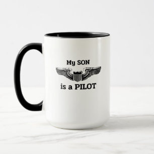 Caneca Meu filho é piloto