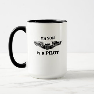 Caneca Meu filho é piloto