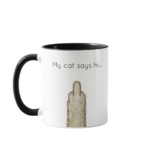 Meu gato diz olá...
