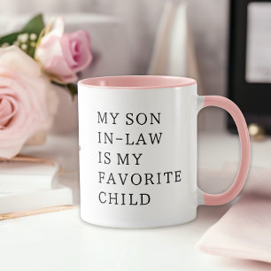 Caneca Meu Genro é Meu Filho Favorito