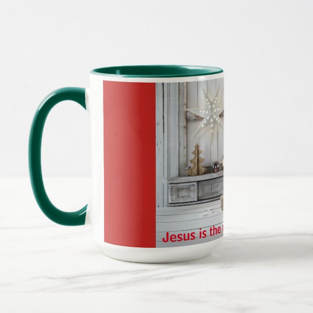 Caneca Meu Jesus é a razão para a estação (Esquerda)