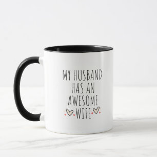 Caneca Meu Marido Tem Uma Esposa Incrível