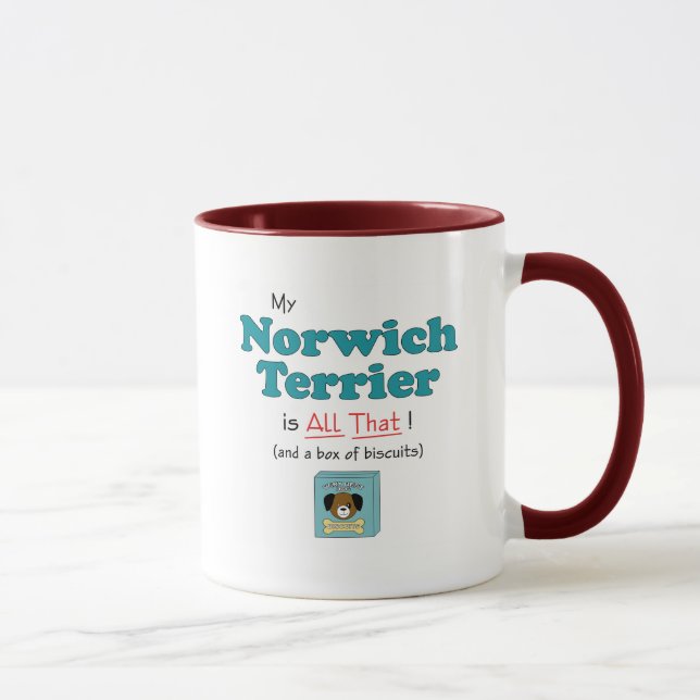 Caneca Meu Norwich Terrier é todo o isso! (Direita)