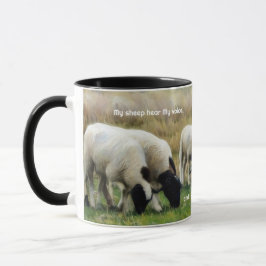 Caneca Meu Ovelo John 10:27 Faith Art Mug Cup