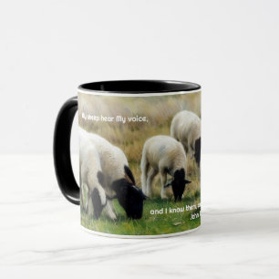 Caneca Meu Ovelo John 10:27 Faith Art Mug Cup