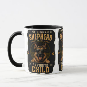 Caneca Meu Pastor Alemão é o Filho Favorito