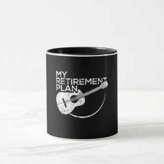 Caneca Meu Plano De Aposentação Músicos Engraçados De Vio