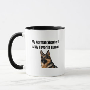 Caneca Meu Shepherd Alemão É Meu Humano Favorito
