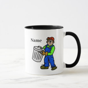 Caneca Meu Trabalho Cheira A Lixeira (Personalizar)