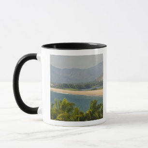 Caneca México, Jalisco, Barra de Navidad. Praia da Cidade