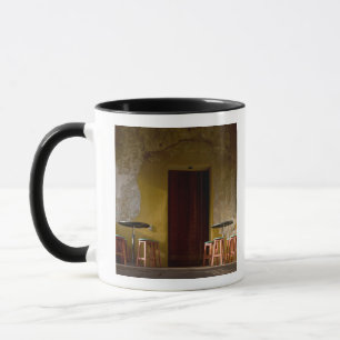 Caneca México, Oaxaca, Sol da tarde ilumina a varanda do