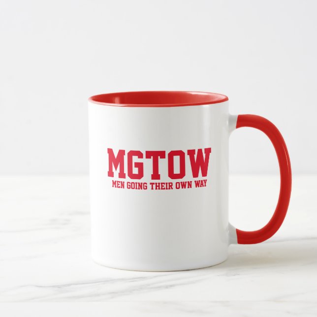 Caneca MGTOW - Homens A Caminhar Próprios (Direita)