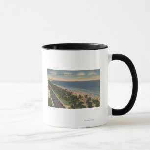 Caneca Miami, FL - movimentação do oceano e parque de