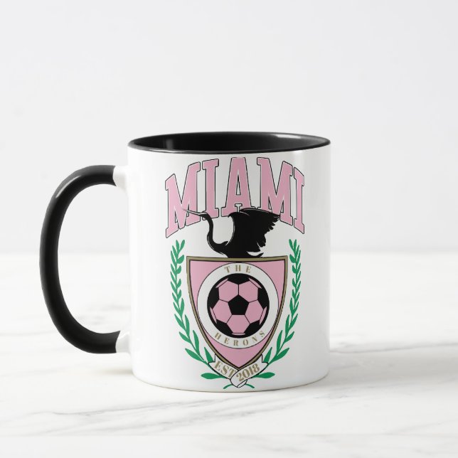 Caneca Miami Futebol Varsity Estilo  (Esquerda)