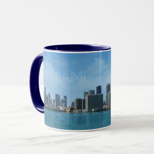 Caneca Miami Skyline (Frente Esquerda)