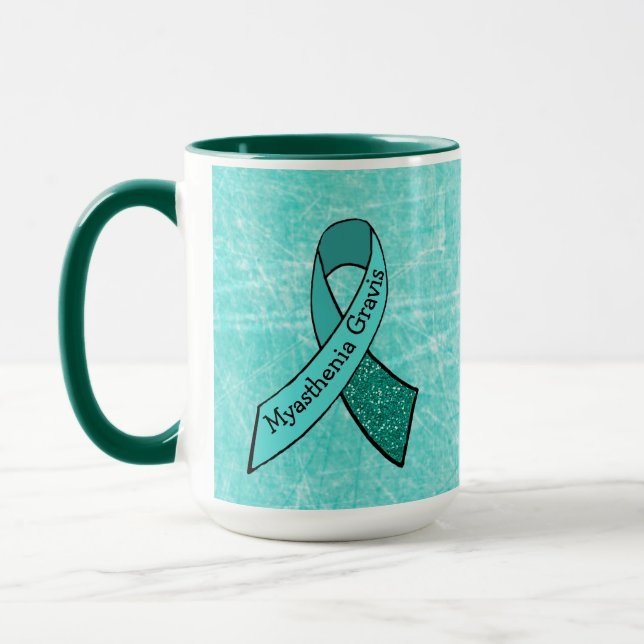 Caneca Miastenia Gravis Nunca Desiste da Esperança MUG (Esquerda)