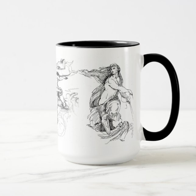 Caneca Michelangelo Titian e Raphael (15oz) (Direita)