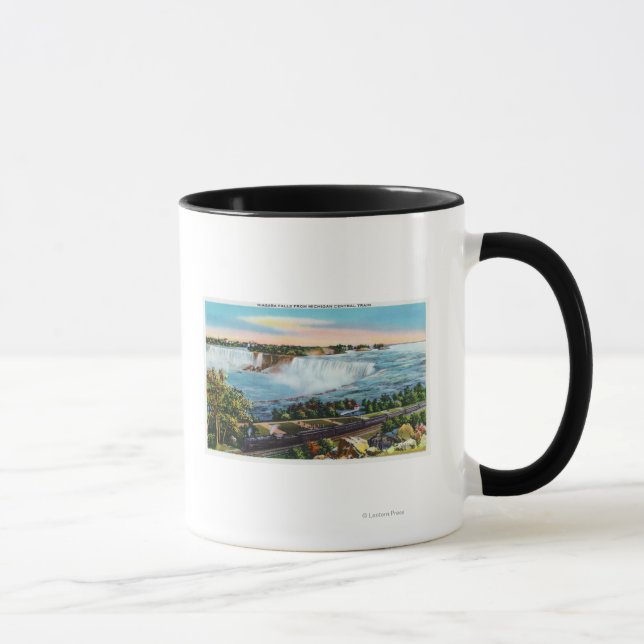 Caneca Michigan Central Train View of Niagara Falls (Direita)