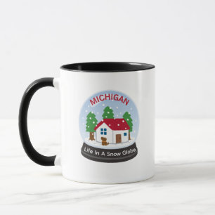 Caneca Michigan Winter Coffee Mug
