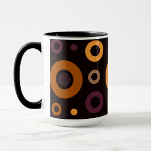 Caneca Mid-Century Modern Fall Geometric