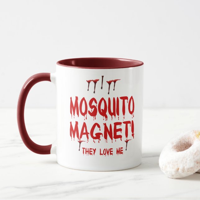 Caneca Mídia de mosquito que me ama (Com Donut)