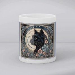 Caneca Midnight Muse in a Petaled Moon Frame