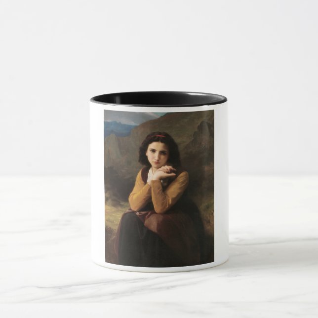 Caneca Mignon Innocence of Adolescent Girl, Bouguereau (Centro)