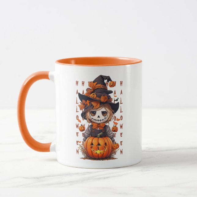 Caneca Mike, o espantalho do Halloween (Esquerda)