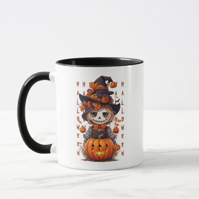 Caneca Mike, o espantalho do Halloween (Esquerda)