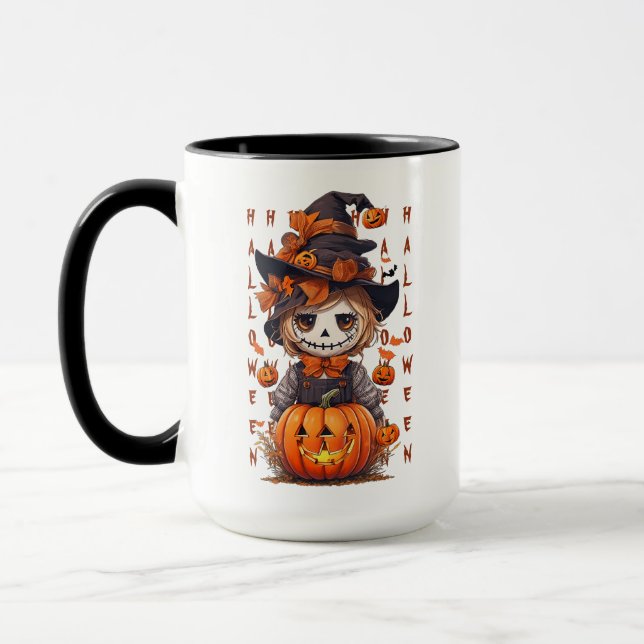 Caneca Mike, o espantalho do Halloween (Esquerda)