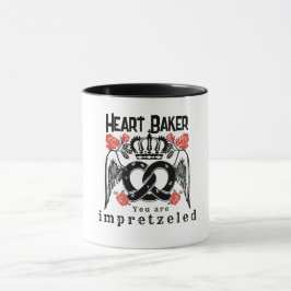 Caneca Mikitiez pretzel padre rainha do rei