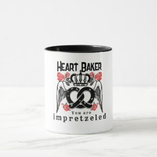 Caneca Mikitiez pretzel padre rainha do rei
