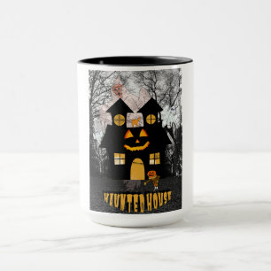 Caneca Mikitiez vintage halloween vibrações assustadoras