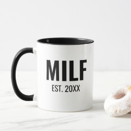 Caneca MILF criou Mug de Café Moderno