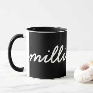 Caneca 'Milionário' Design Minimalista Mentalidade Maxima