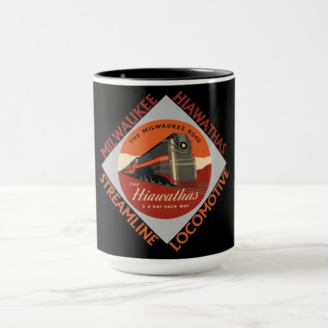 Caneca Milwaukee Hiawatha Railroad (Centro)